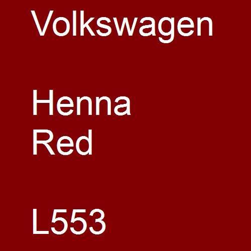 Volkswagen, Henna Red, L553.